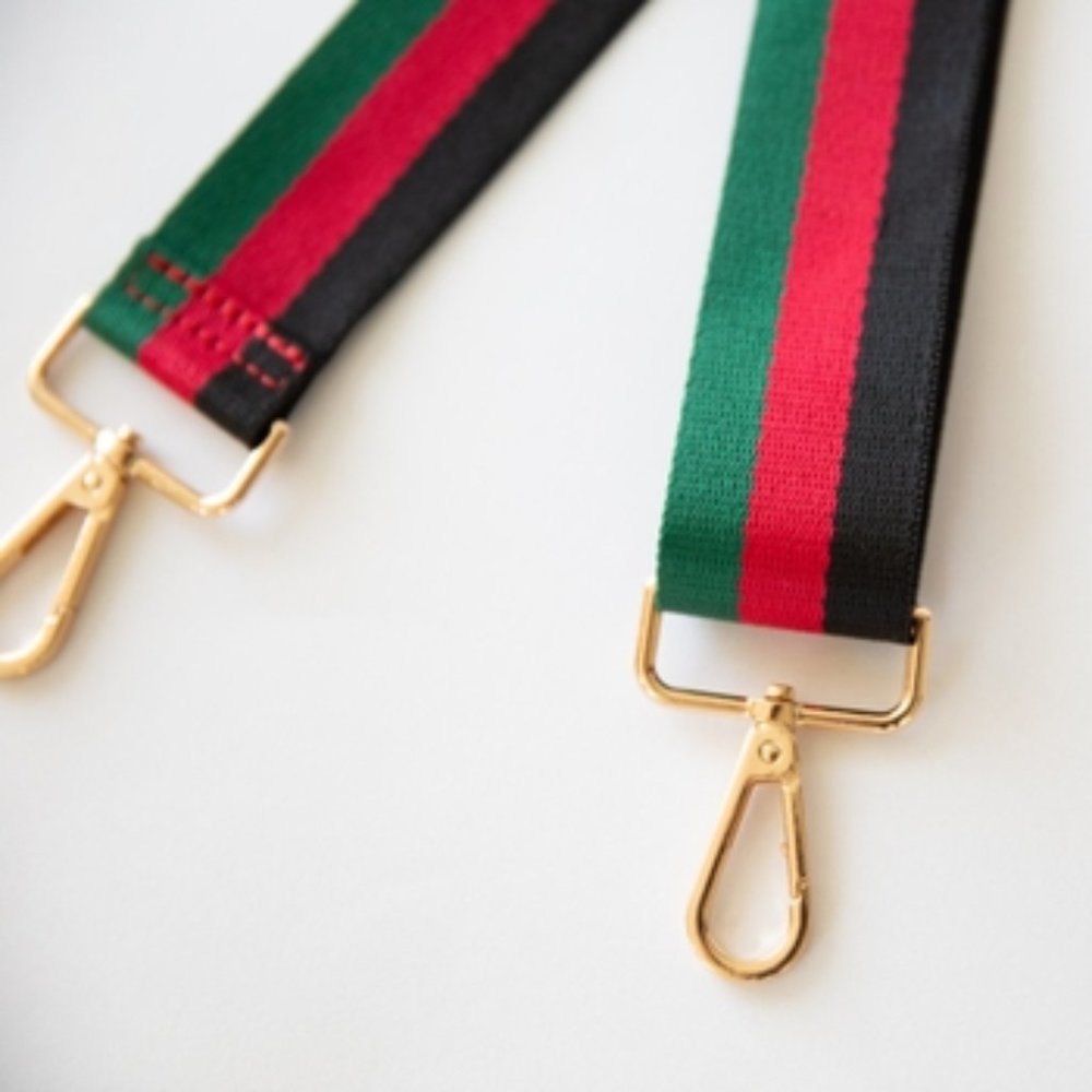 Shoulder Strap - Green/Red/Black